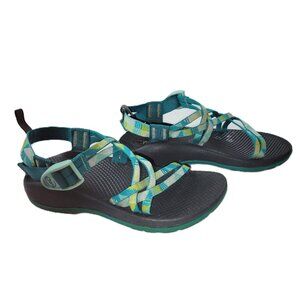 CHACO ZX/1 Ecotread Kids Sandals in Puzzle Opal PAttern - Youth Size 4